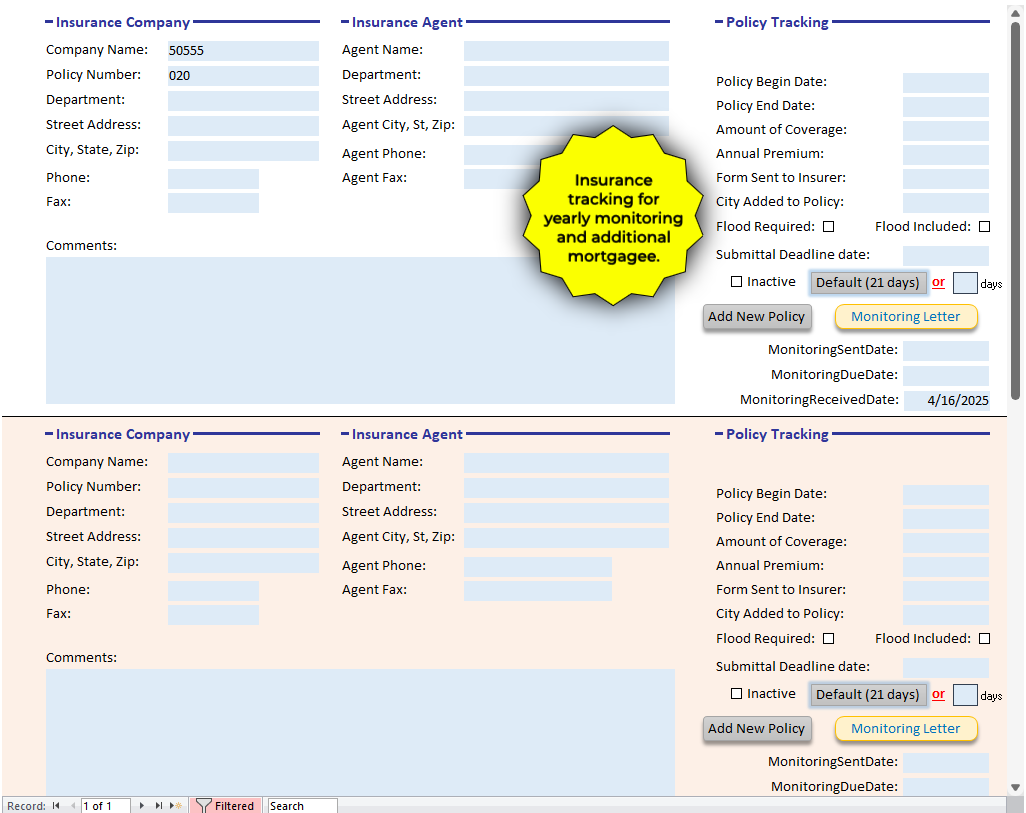 Property Insurance / Monitoring